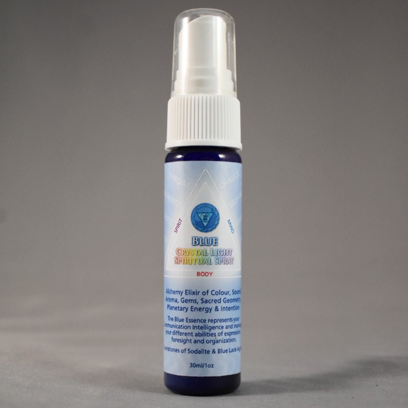 Crystal Light Spiritual Sprays - Blue - Throat
