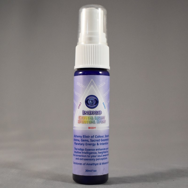 Crystal Light Spiritual Sprays - 3rd Eye - Indigo